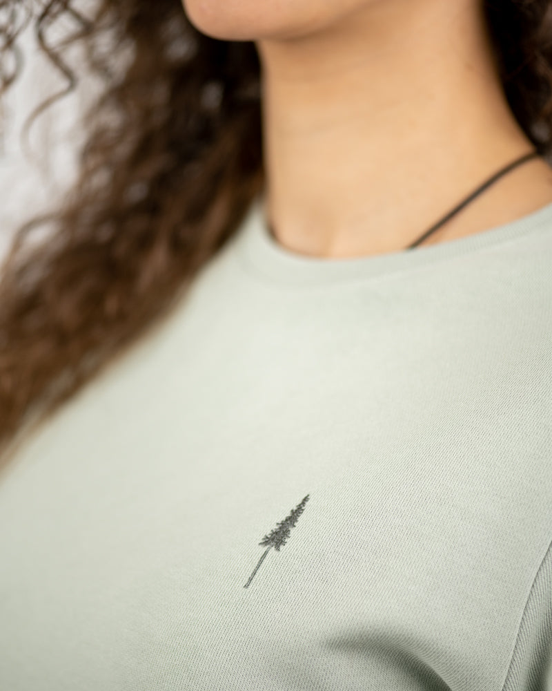 TreeSweater Women Light Green - SWEATER - NIKIN EU