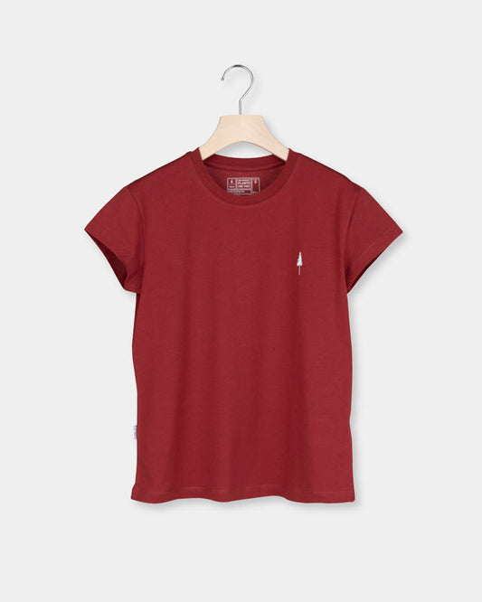 TreeShirt Women Bloodstone Red - TSHIRT - NIKIN EU