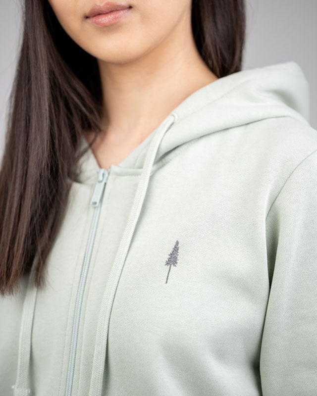 TreeHoodie Jacket Women Light Green - HOODIE - NIKIN EU