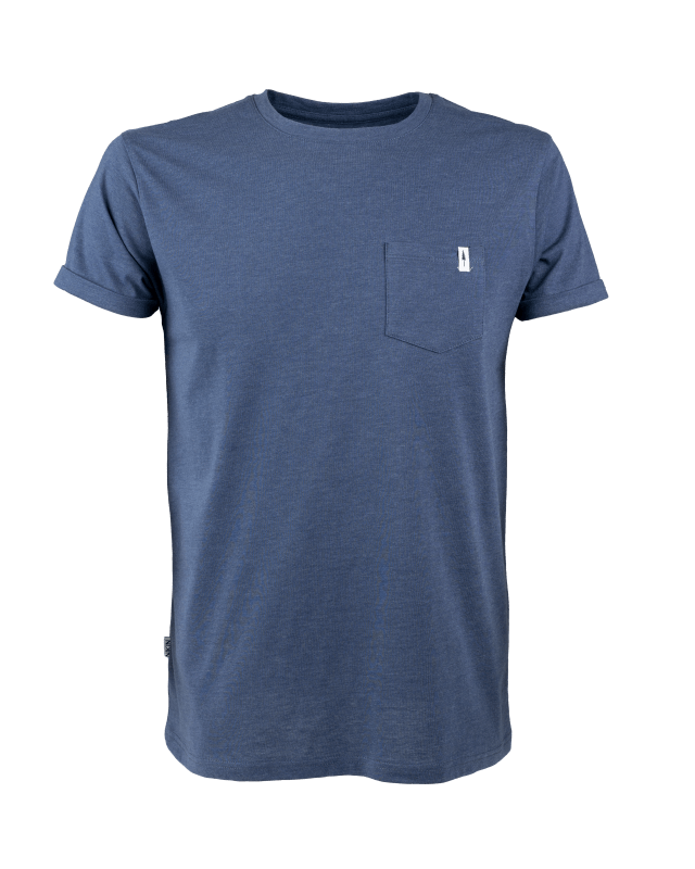TreeShirt Pocket Navy Mel (1ère édition) - TSHIRT - NIKIN EU