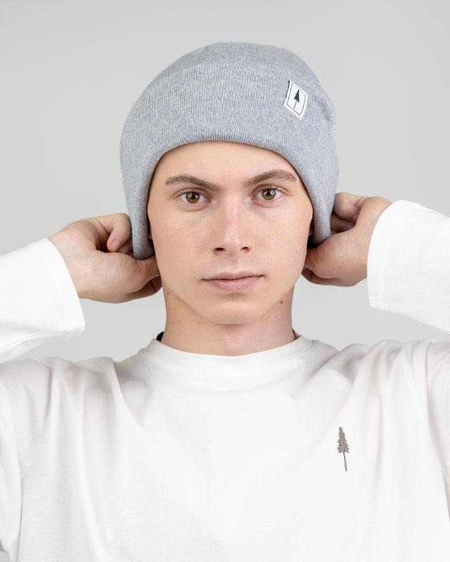 Treeanie Light Grey Mel - BEANIE - NIKIN EU