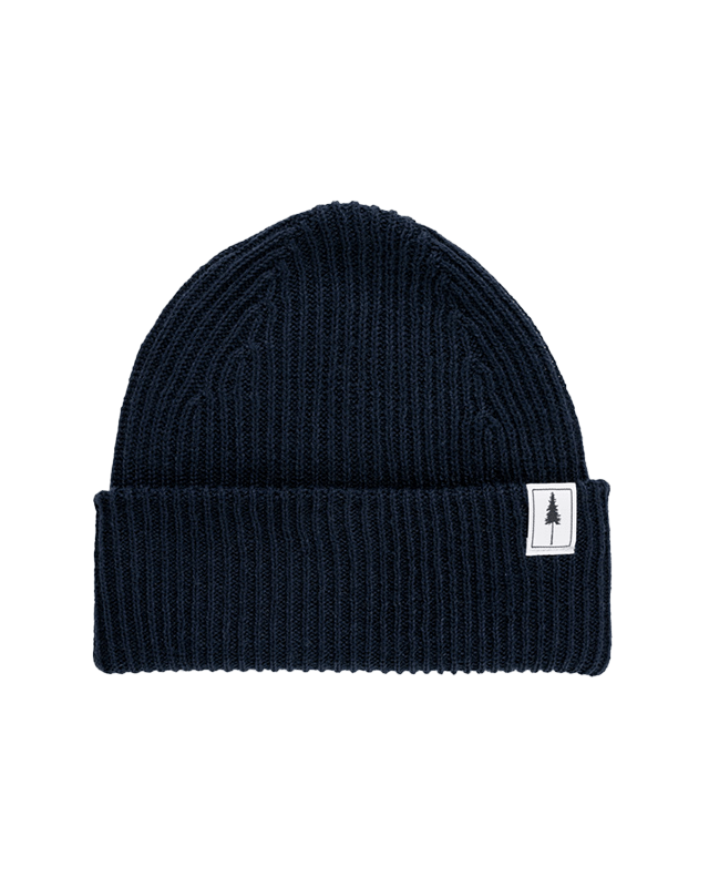 Treeanie Ribbed Navy - BEANIE - NIKIN EU