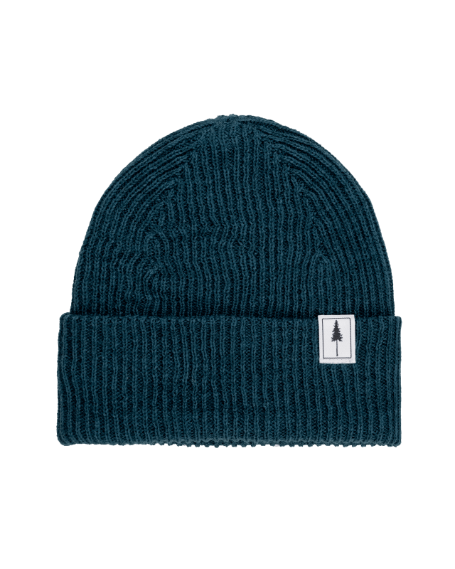 Treeanie Ribbed Petrol - BEANIE - NIKIN EU