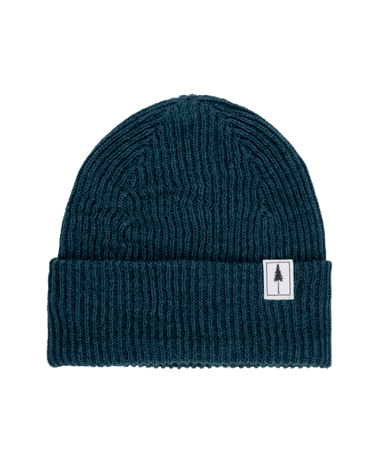 Treeanie Ribbed Petrol - BEANIE - NIKIN EU