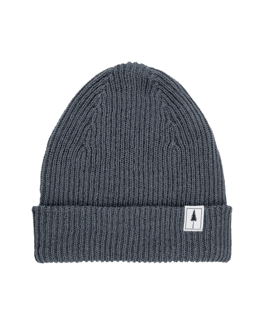 Treeanie Ribbed Steel Blue - BEANIE - NIKIN EU