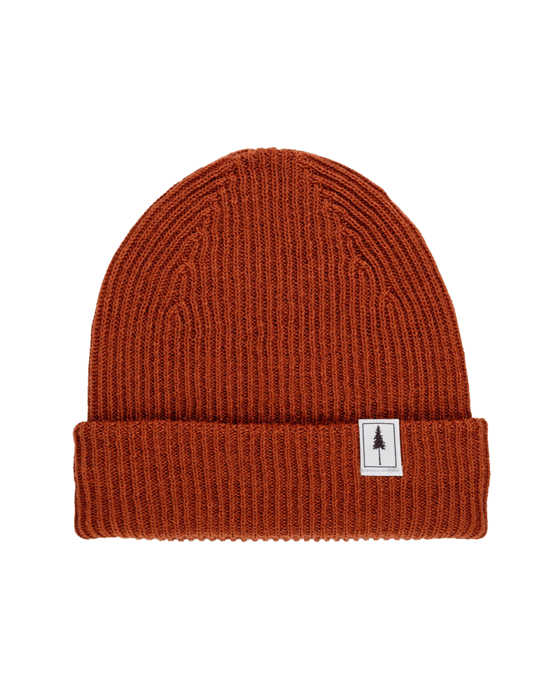 Treeanie Ribbed - Rust - BEANIE - NIKIN