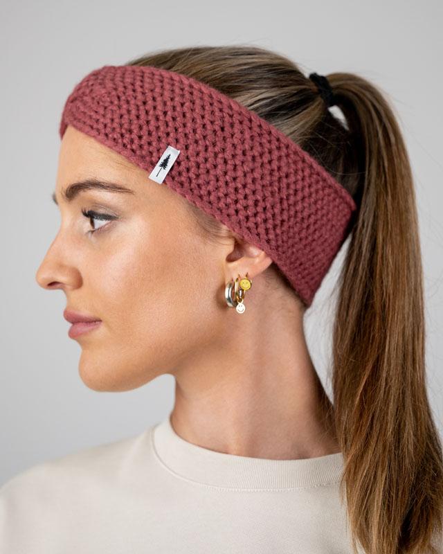 TreeHeadband Knitted Twist Blush - HEADBAND - NIKIN EU