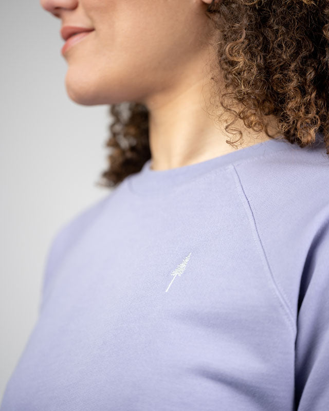 TreeSweater Raglan Women Lavender - SWEATER - NIKIN EU