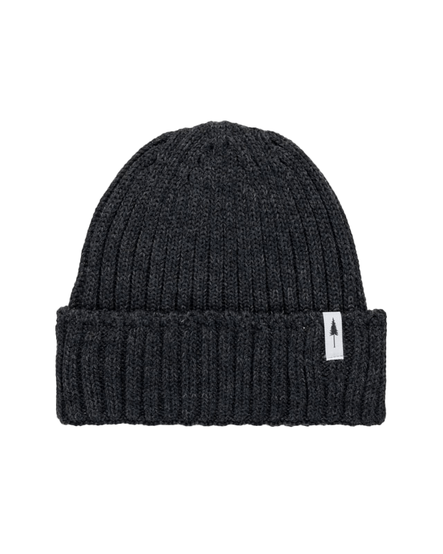 Treeanie Knitted Black Mel - BEANIE - NIKIN EU