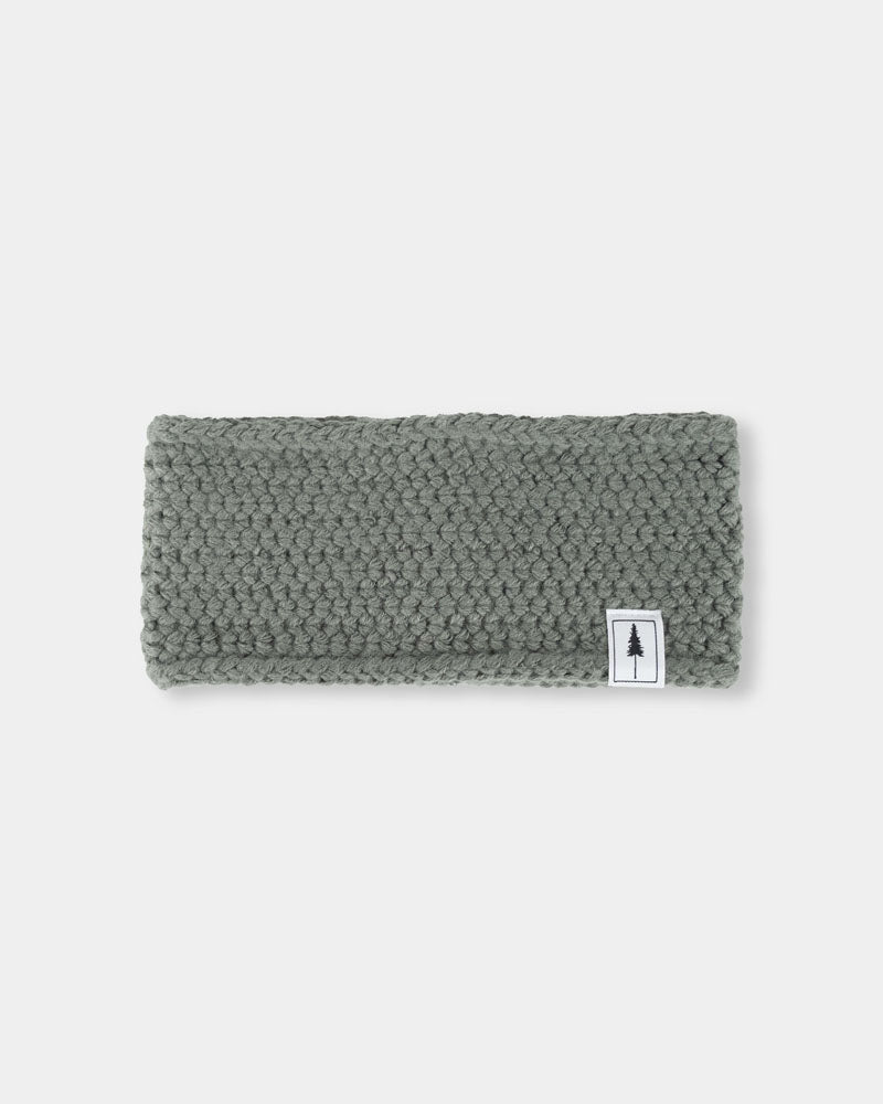 TreeHeadband Knitted Fleece Sage - HEADBAND - NIKIN EU