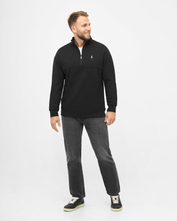 TreeSweater Quarter Zip Noir