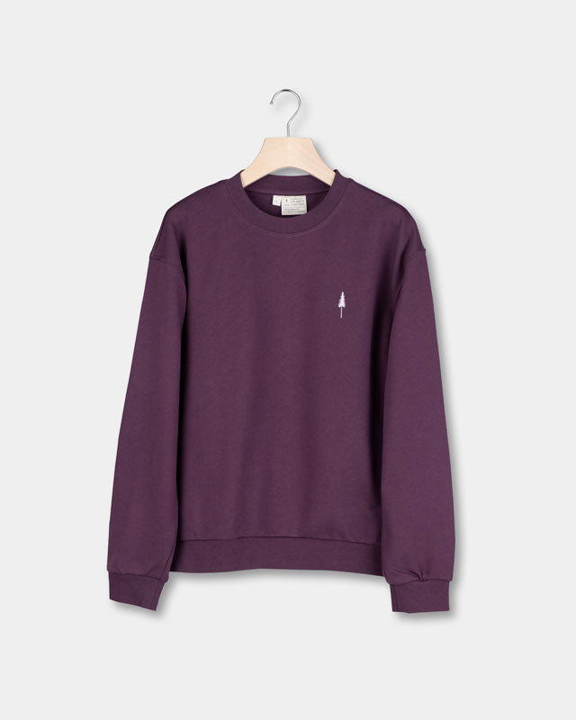 TreeSweater Relaxed Women Dusted Grape - SWEATER - NIKIN EU