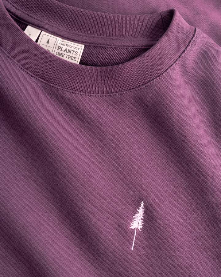 TreeSweater Relaxed Women Dusted Grape