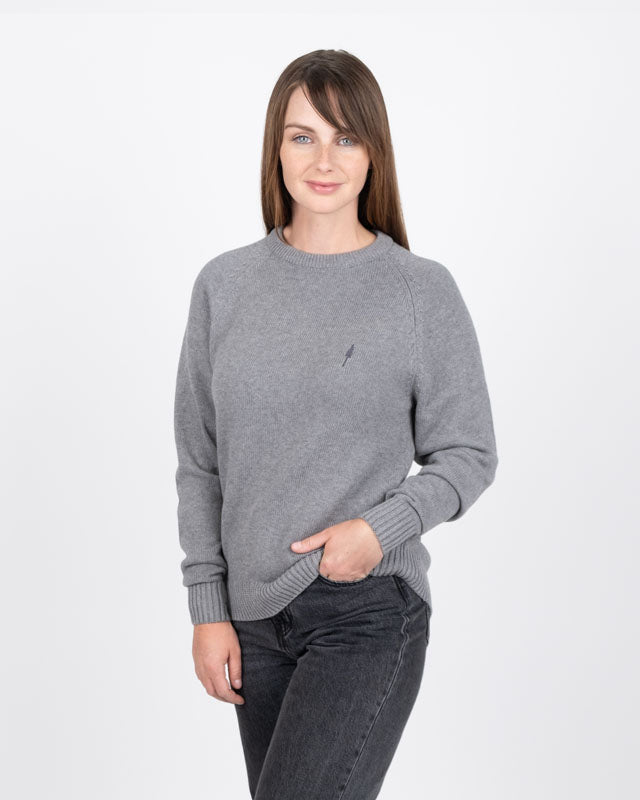 TreePullover Cosy Grey Mel - PULLOVER - NIKIN EU