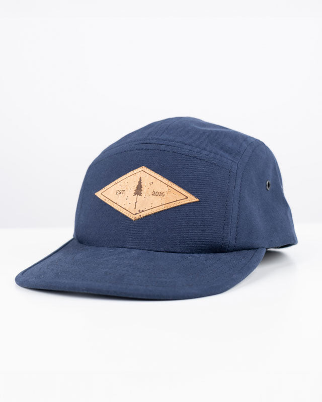 TreeCap 5Panel Cork Navy - CAP - NIKIN EU