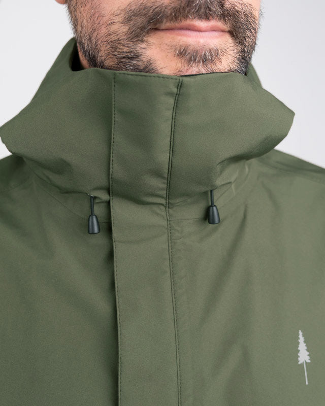 TreeJacket Rain Dark Olive - JACKET - NIKIN EU