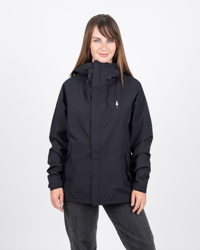 TreeJacket Rain Women Black - JACKET - NIKIN EU