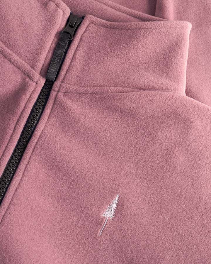 TreeFleece Quarter Zip Women Astrodust