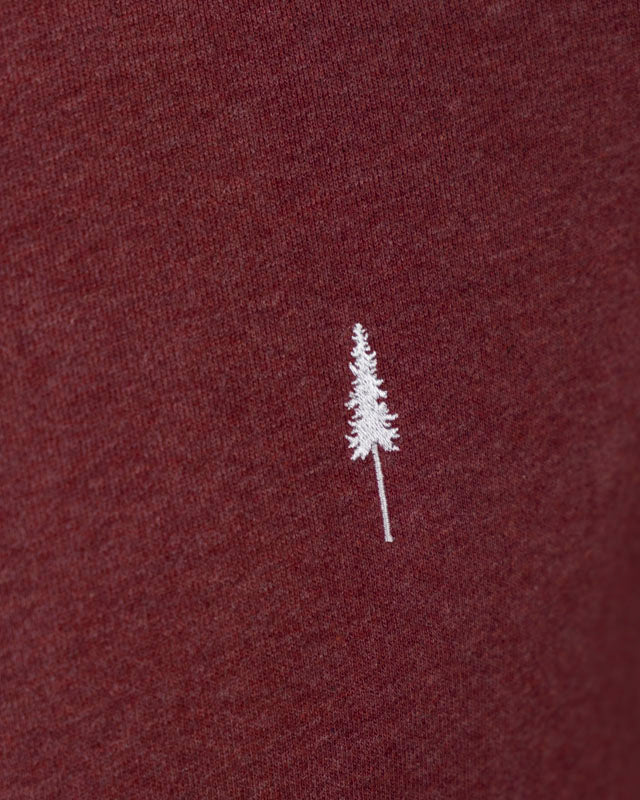 TreeSweater Bordeaux Mel - SWEATER - NIKIN EU