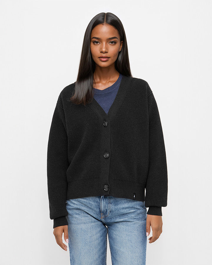 TreeCardigan Femmes Black Mel - CARDIGAN - NIKIN EU