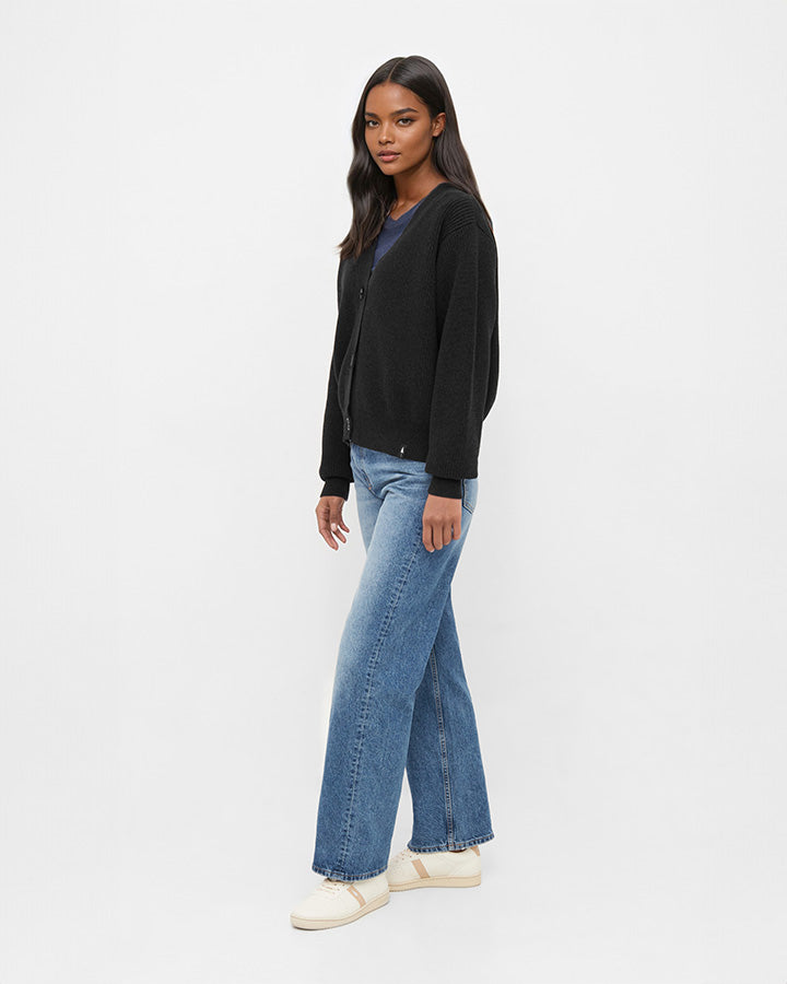 TreeCardigan Femmes Black Mel - CARDIGAN - NIKIN EU