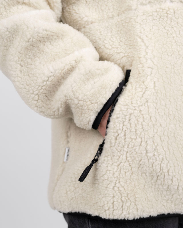 TreeFleece Pullover Teddy Women Chalk - PULLOVER - NIKIN EU