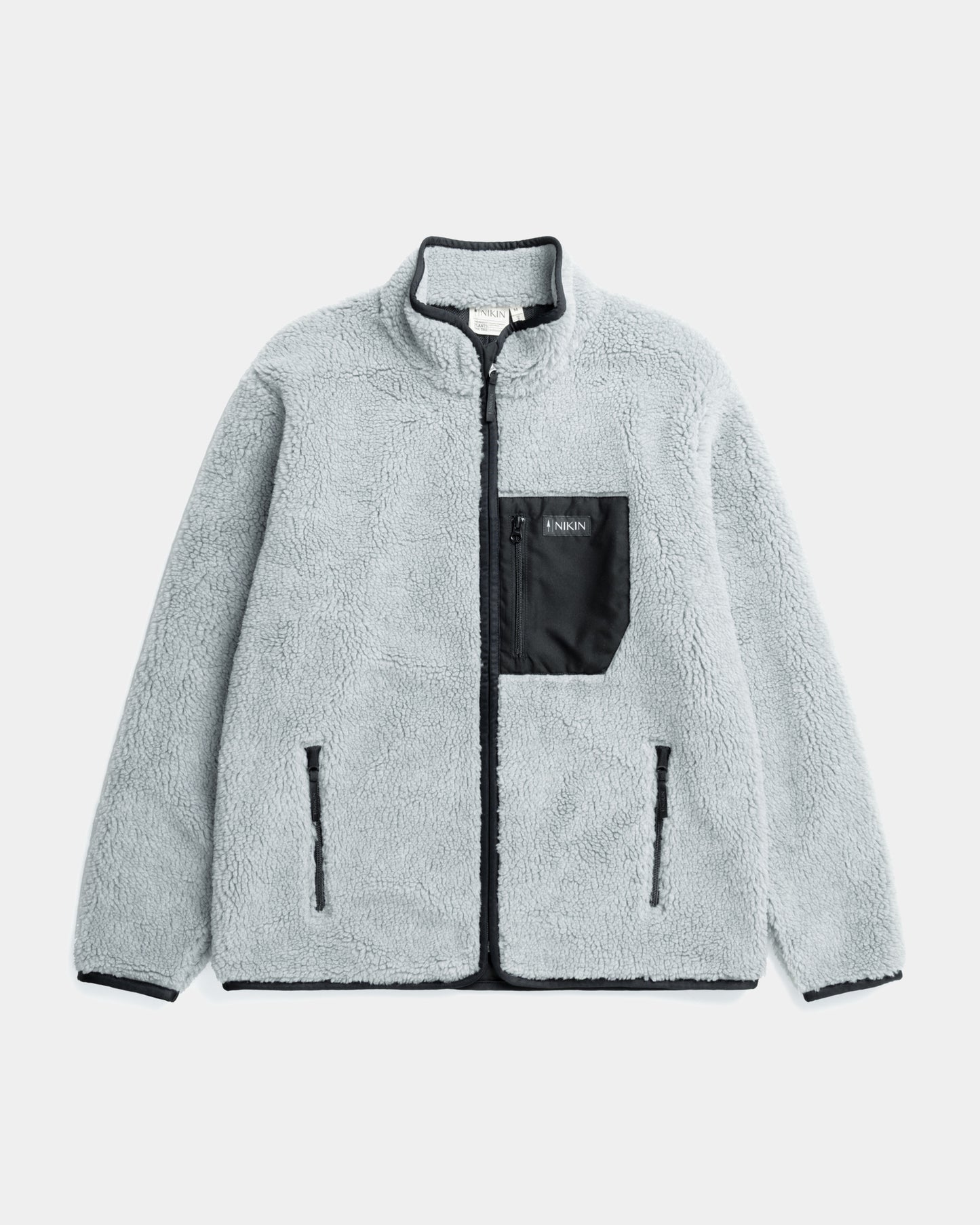 TreeFleece Teddy Relaxed Jacket Grey Mel