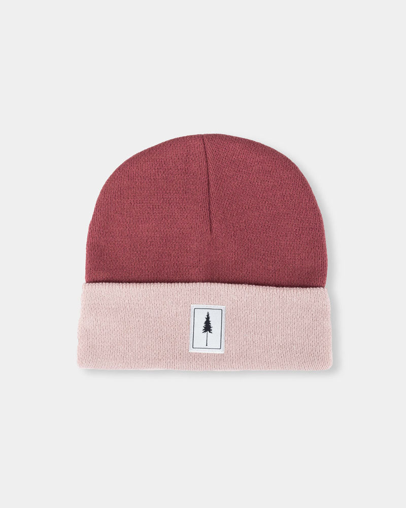 Treeanie Classic Colorblock Blush-Italian Clay - BEANIE - NIKIN EU