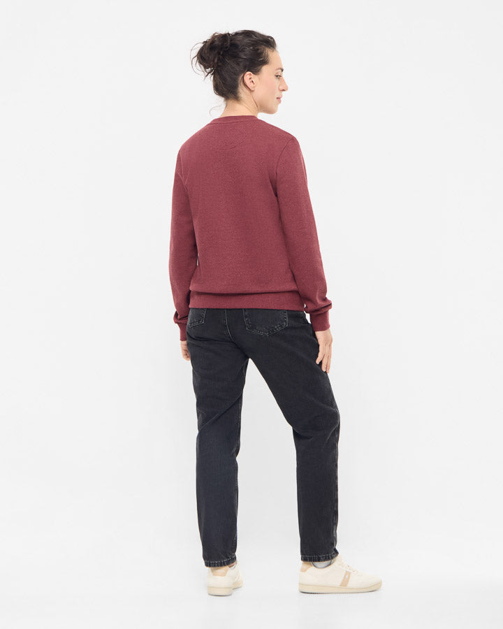 TreeSweater Women Bordeaux Mel