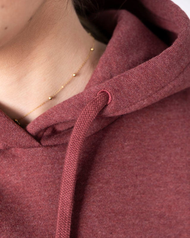 TreeHoodie Women Bordeaux Mel - HOODIE - NIKIN EU