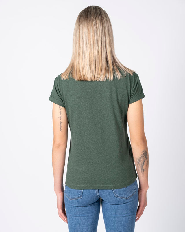 TreeShirt Pocket Women Olive Mel - TSHIRT - NIKIN EU