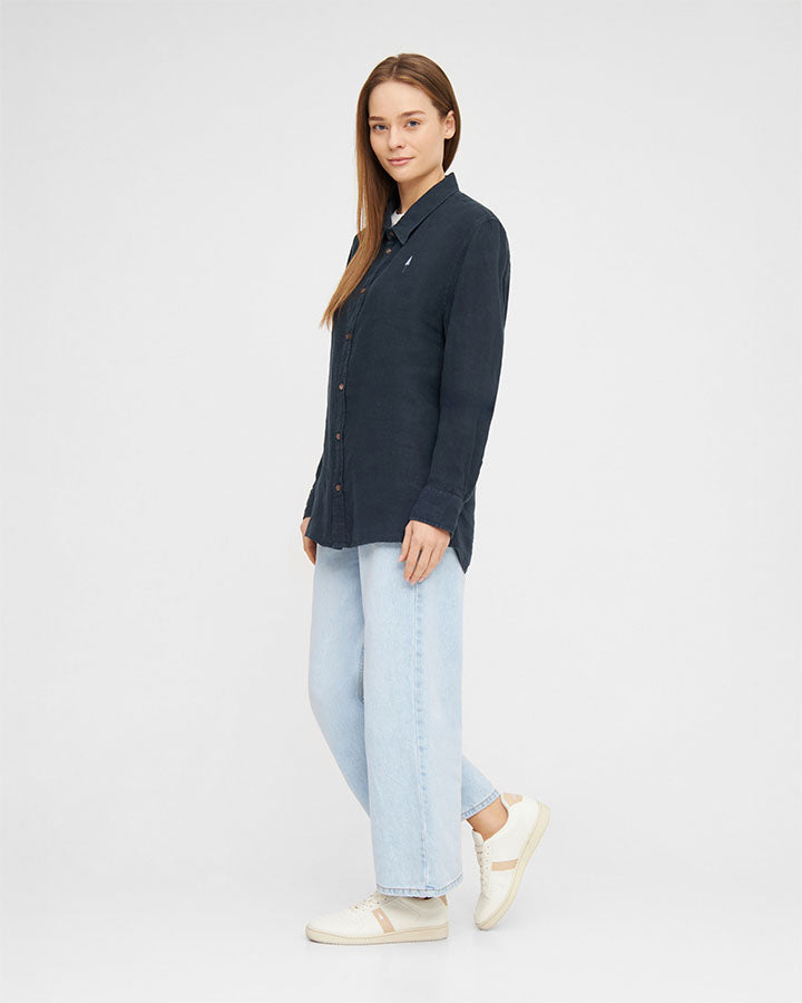 TreePlanter Shirt Linen Dark Navy
