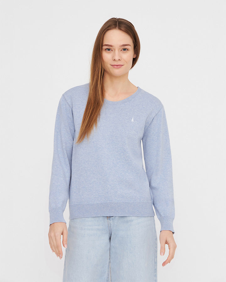 TreePull Knitted Femmes Sky Blue Mel
