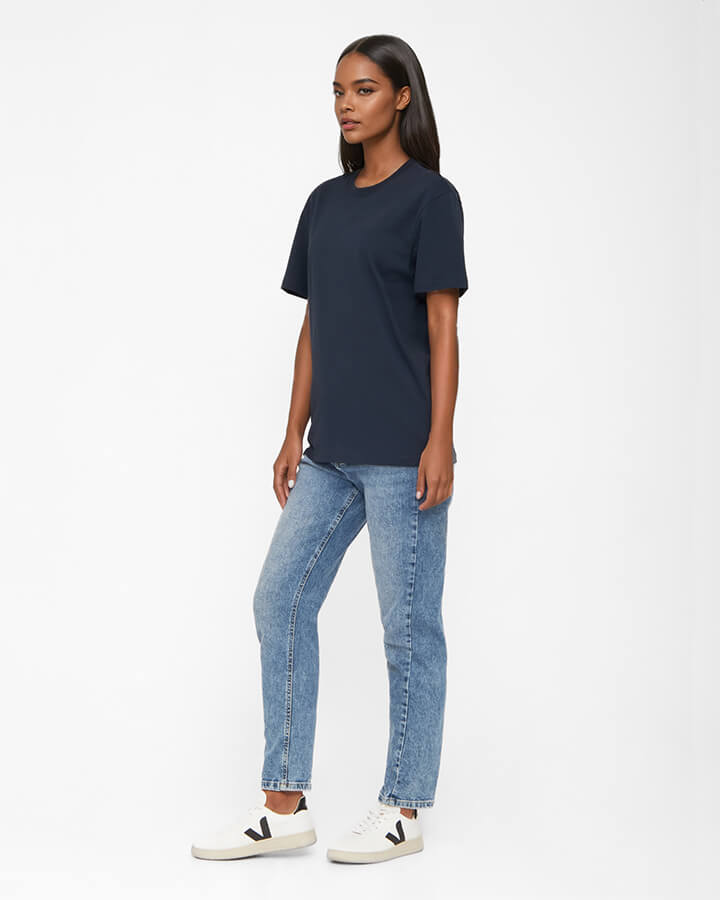 TreeShirt Plain Dark Navy - TSHIRT - NIKIN EU