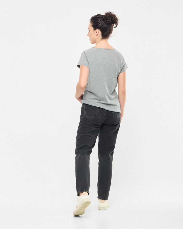 TreeShirt Raglan Coffee Femmes Grey Mel