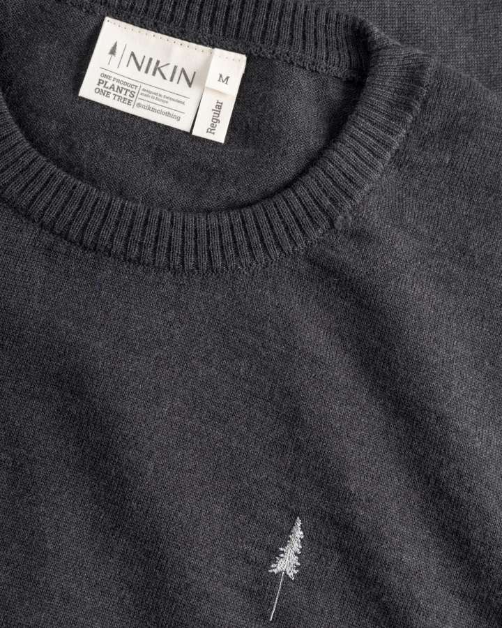 TreePullover Merino Wool Anthracite Mel