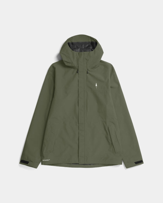 TreeJacket Rain Dark Olive