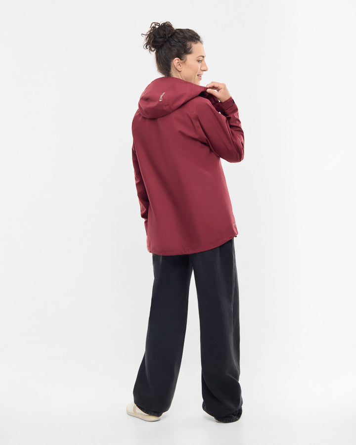 TreeJacket Rain Femmes Bourgogne