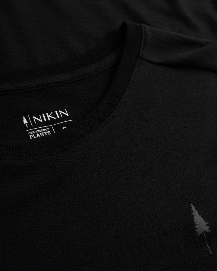 TreeShirt Women's Black Slim-Fit Long-Sleeve Wool Shirt