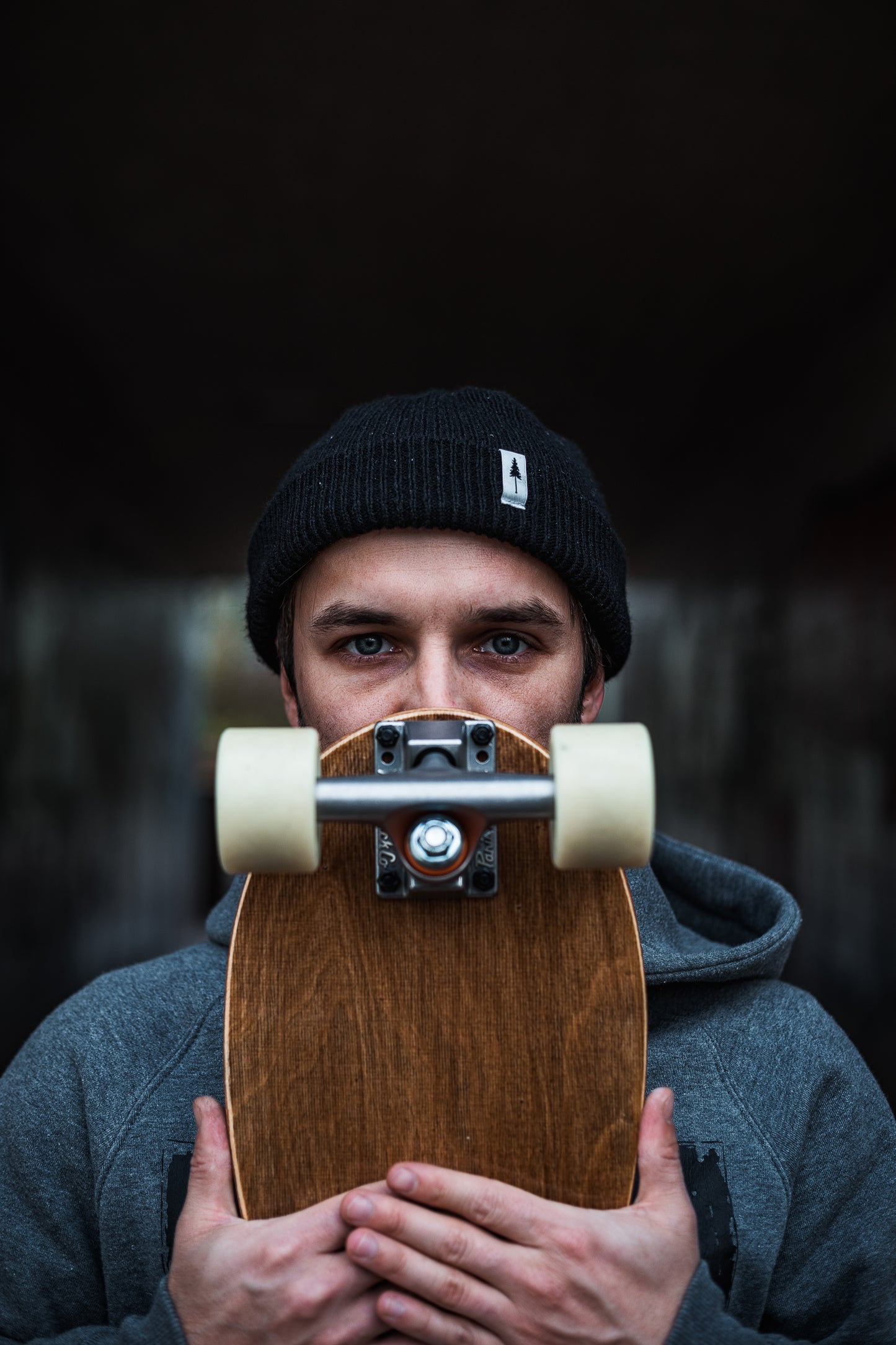 Treeanie Ribbed Shorty Black - BEANIE - NIKIN EU