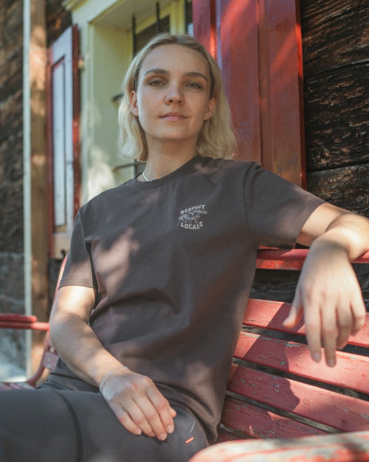 TreeShirt Mushroom Print Dark Oak