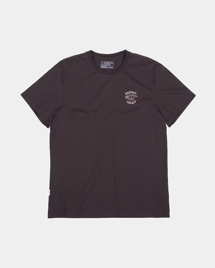 TreeShirt Mushroom Print Dark Oak