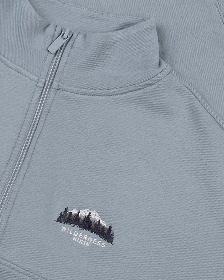 TreeSweater Quarter Zip Muntogna Elemental Blue