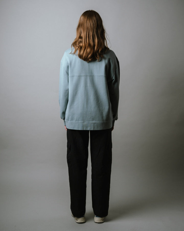 TreeSweater Quarter Zip Muntogna Elemental Blue