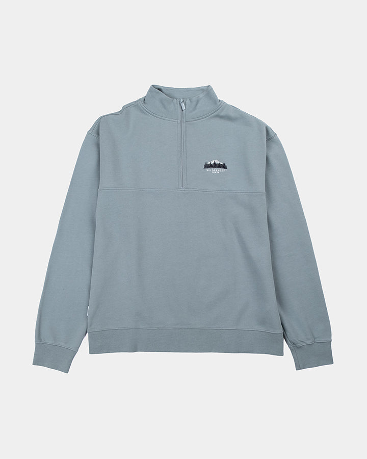 TreeSweater Quarter Zip Muntogna Elemental Blue