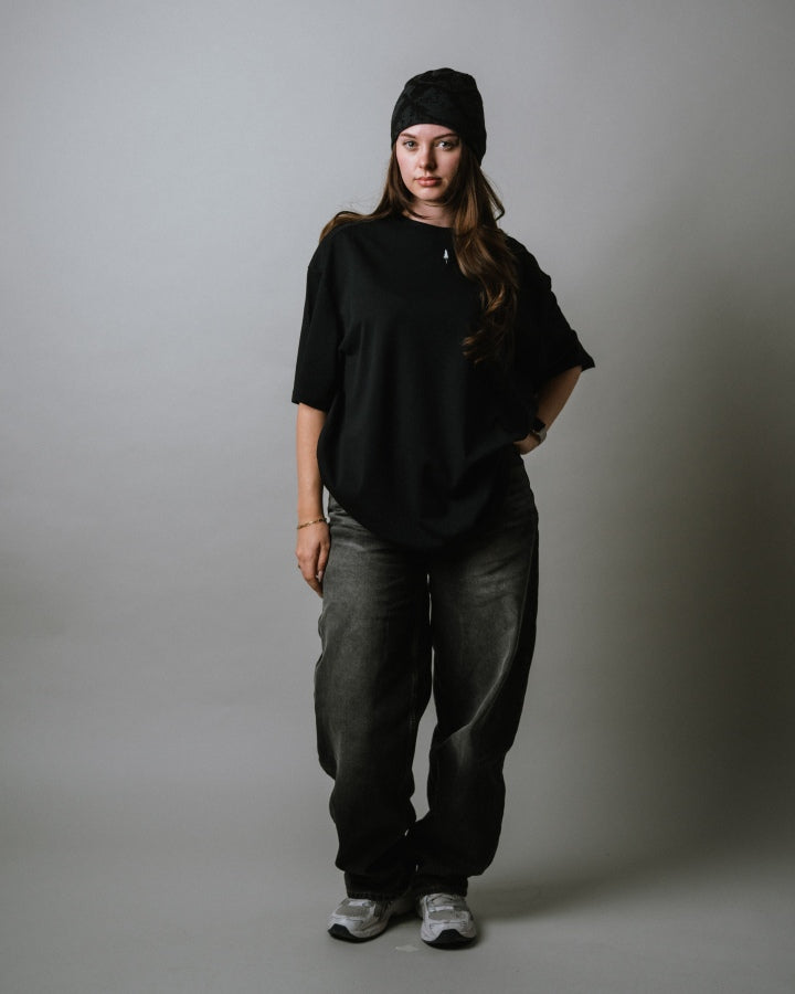 TreeShirt Muntogna Oversized Black