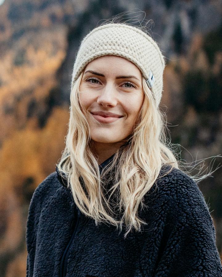 TreeHeadband Knitted Fleece Beige - HEADBAND - NIKIN EU