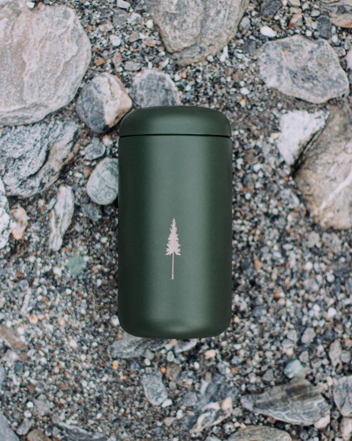 TreeMug Bottle Ceramic Ash Green