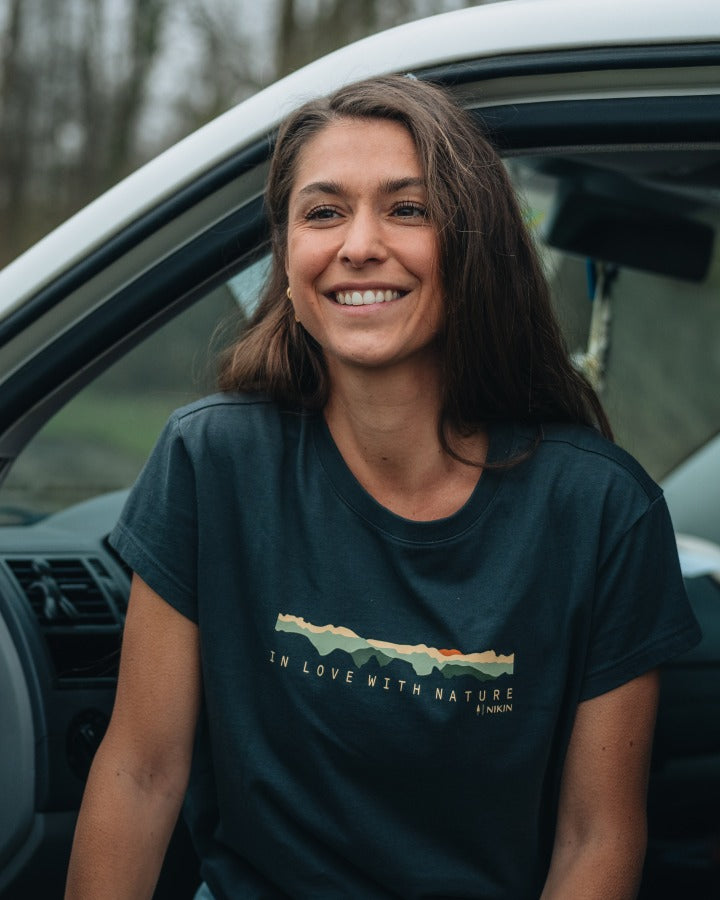 TreeShirt Mountain Panorama Women Anthracite