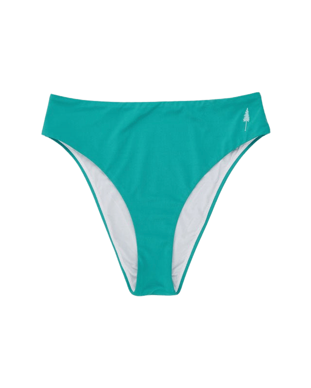 Treekini Bottom High Waist Femmes Sea Green - SWIMWEAR - NIKIN EU